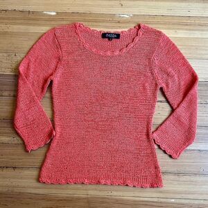 Peck & Peck collection knit sweater. Size S.